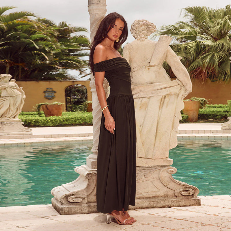 Morelly Luxe Off- Maxi Dress